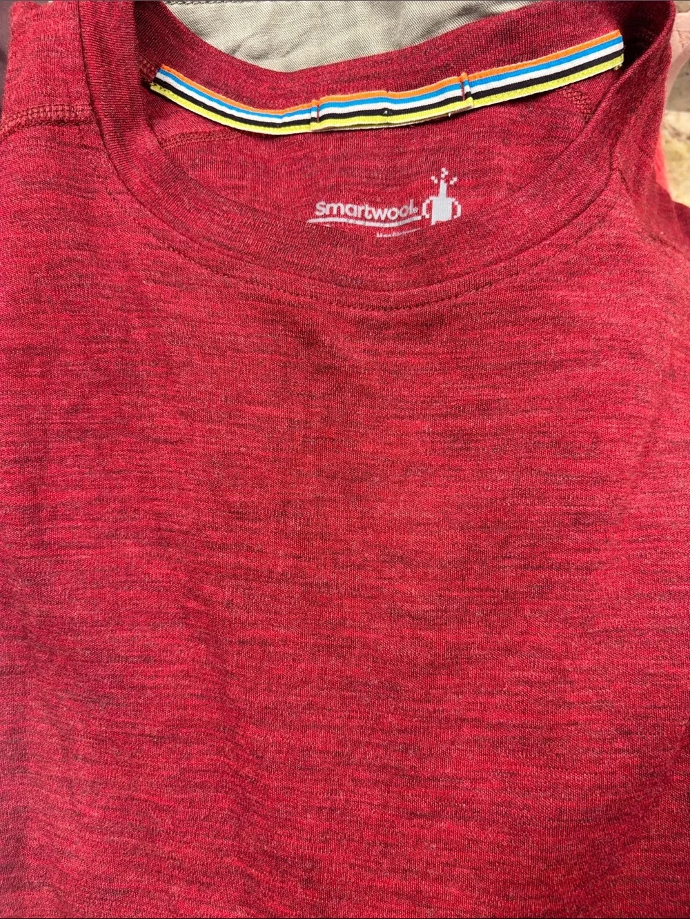 Smartwool crew, L red - Picture 10 of 12